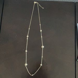 Banana Republic long gold necklace NWOT